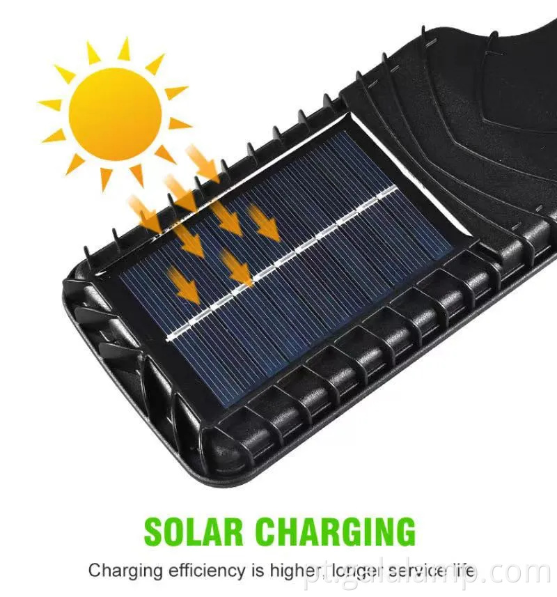 Luzes de parede elegantes movidas a energia solar para jardim e pátio